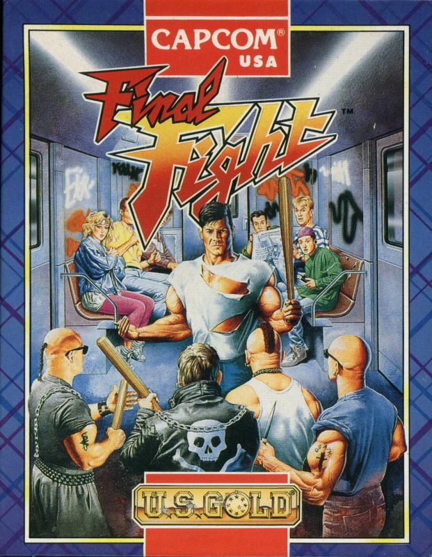Final Fight box art for Atari ST